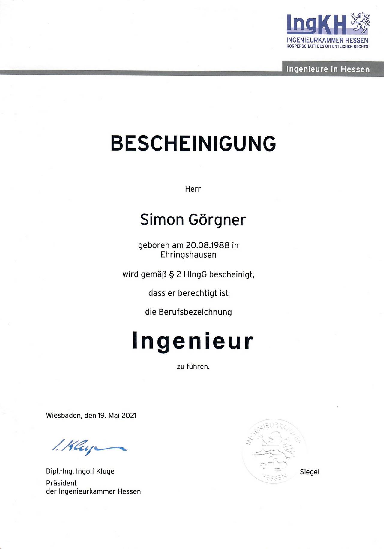 bescheinigung-ingenieur